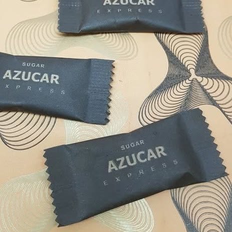 Sobres negros mate Sugar Azúcar Express